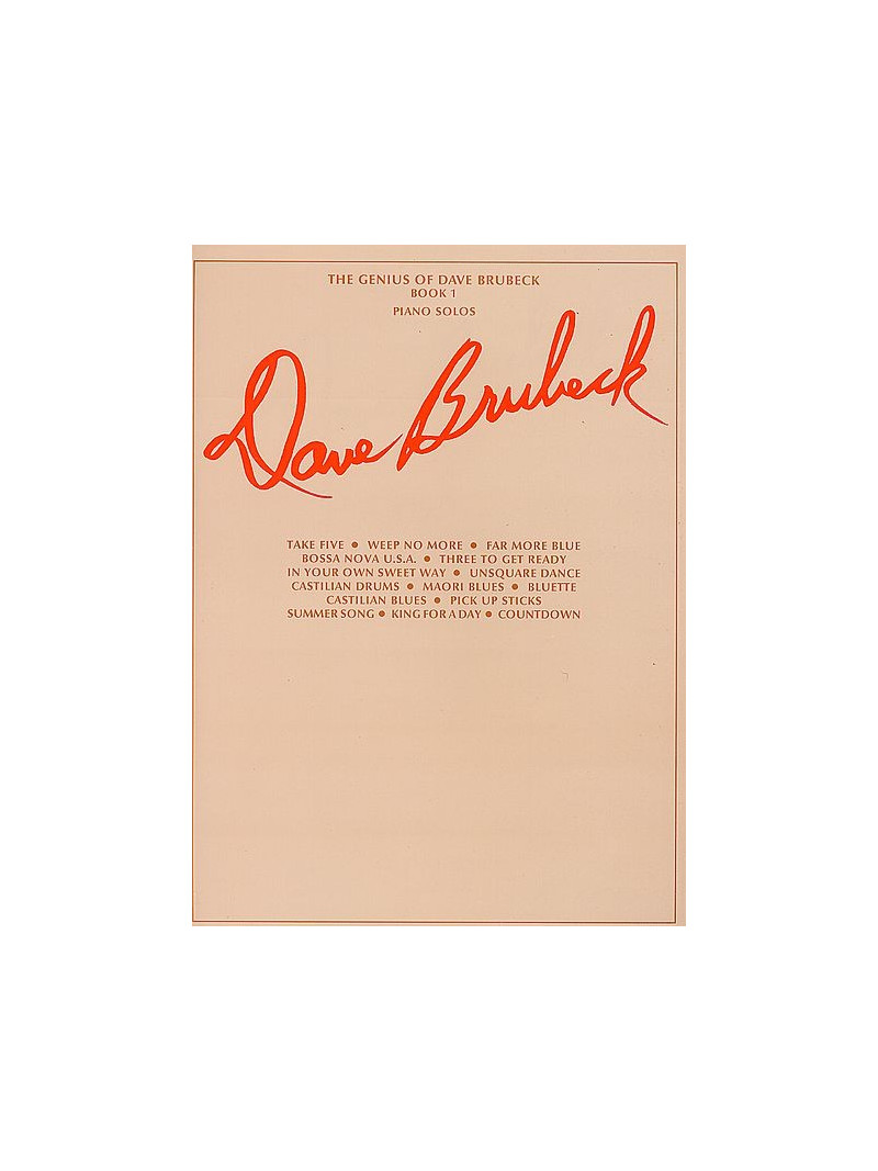 The Genius of Dave Brubeck, Book 1