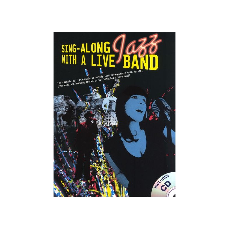 Sing-Along Jazz With A Live Band (book/CD)
