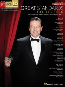 Pro Vocal: Great Standards Collection Men's Edition (book/2 CD sing-along)