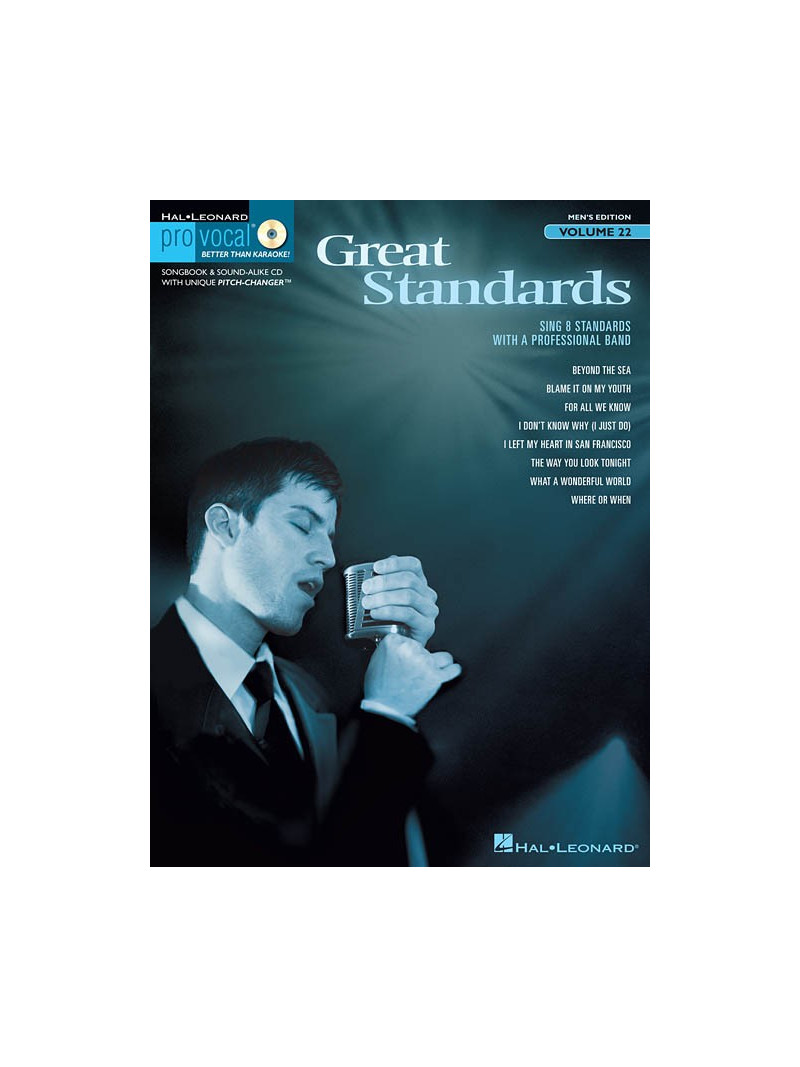 Great Standards: Pro Vocal Men's Edition Volume 22 (book/CD)