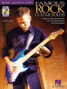 Famous Rock Guitar Solos (book/CD)