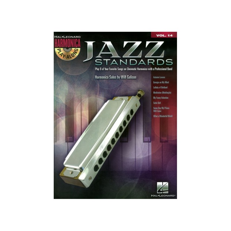 Jazz Standards: Harmonica Play-Along Volume 14 (book/CD)