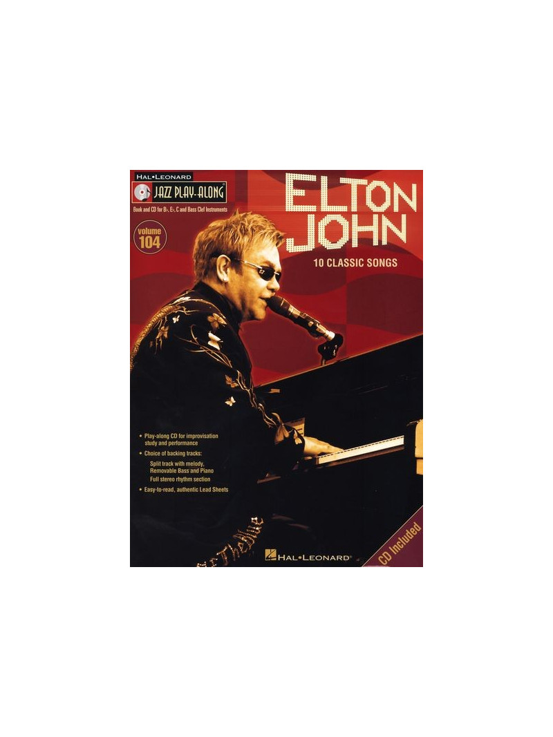 Jazz Play-Along Volume 104: Elton John (book/CD)