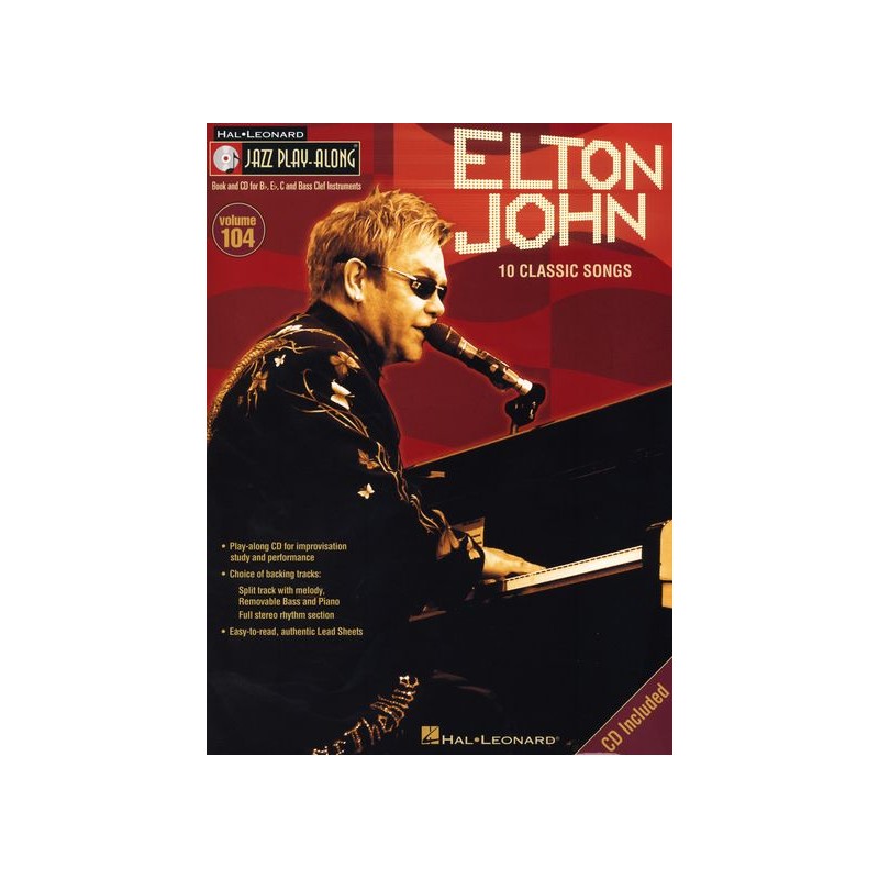 Jazz Play-Along Volume 104: Elton John (book/CD)