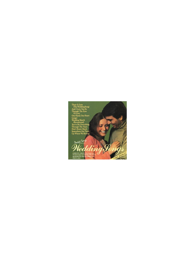 Pocket Songs : Wedding Songs (CD Sing-along)