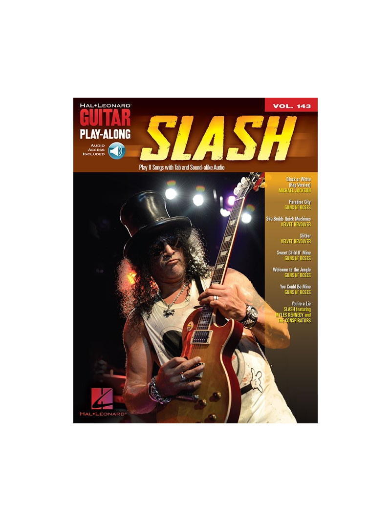 Slash: Guitar Play-Along Volume 143 (book/Audio Online)