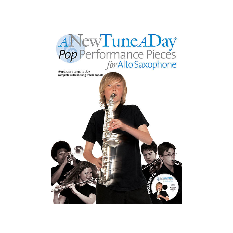 A New Tune a Day – Pop Performances for Alto Saxophone (book/CD)