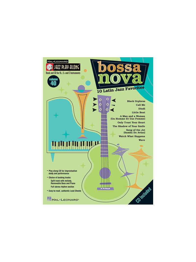 Jazz Play-Along vol. 40: Bossa Nova (book/CD)