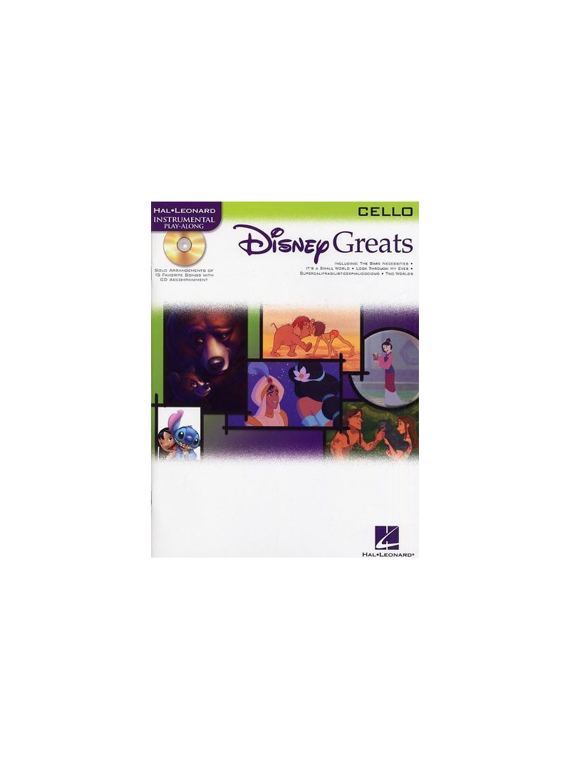 Disney Greats - Cello (book/CD play-along)