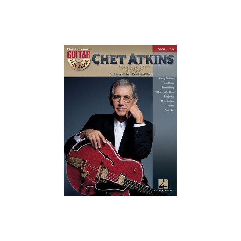 Chet Atkins: Guitar Play-Along Volume 59 (book/CD)