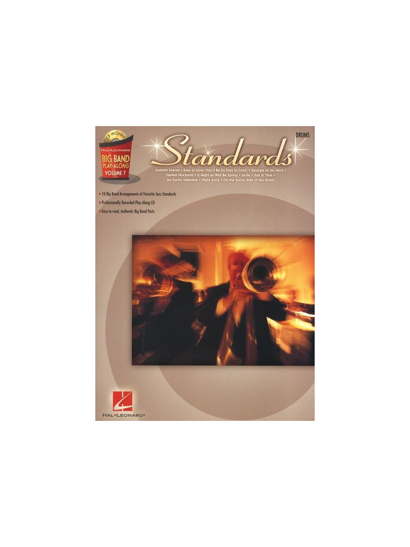 Big Band Play-Along: Standards Drums (book/CD)