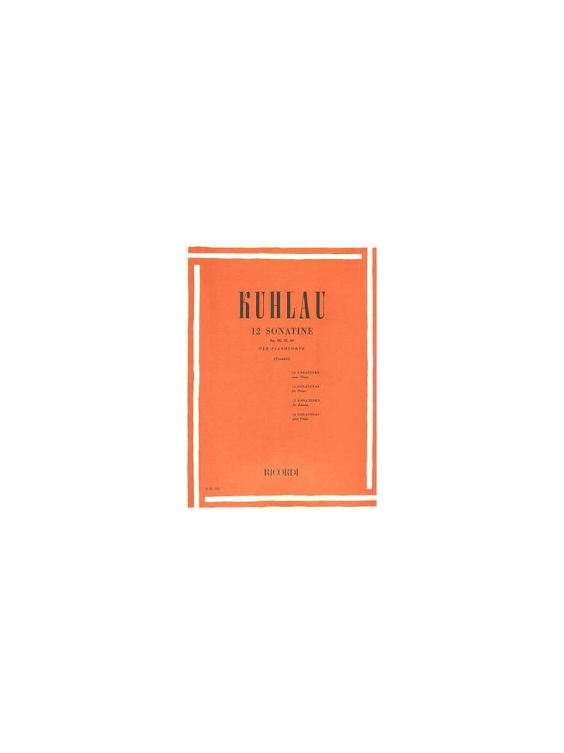 12 Sonatine Op.20, 55, 59 Per Pianoforte