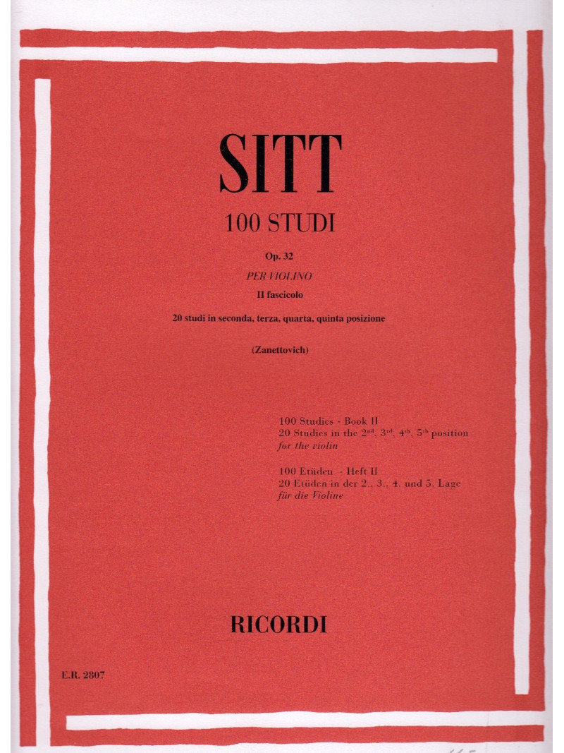 100 Studi per violino Op.32 - II Fascicolo