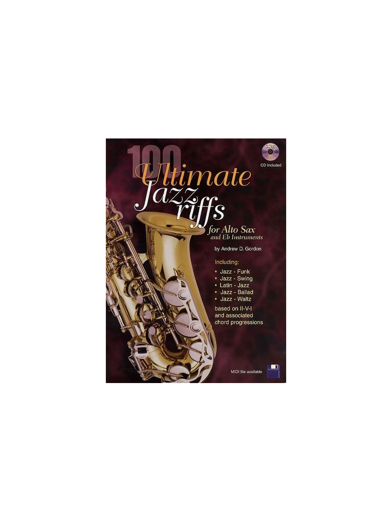 100 Ultimate Jazz Riffs for Alto Saxophone (book/CD)