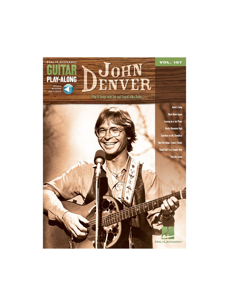 John Denver: Guitar Play-Along Volume 187 (book/Audio Online)