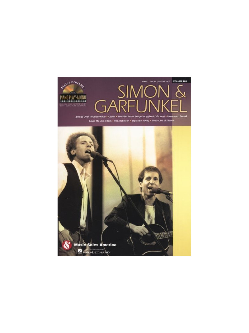 Simon & Garfunkel: Piano Play-Along Volume 108 (book/CD)