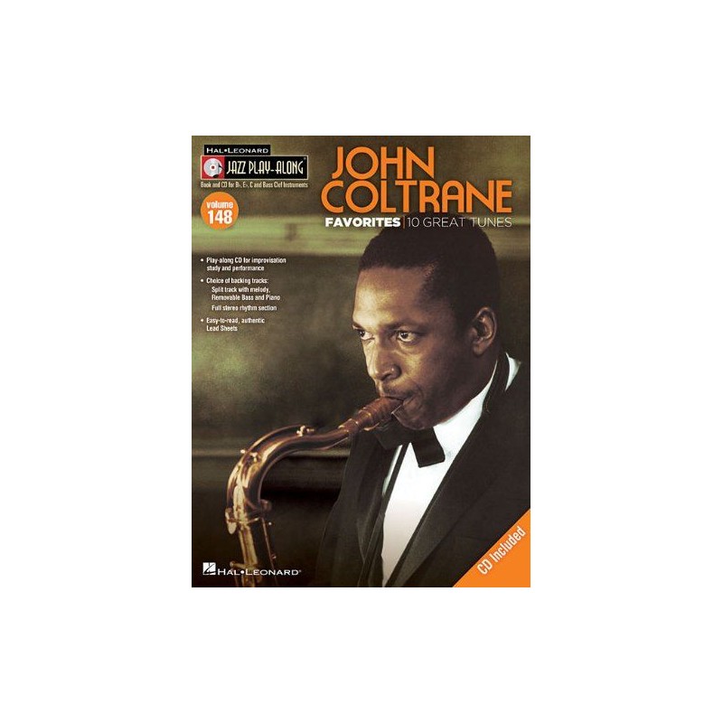 Jazz Play-Along Volume 148: John Coltrane Favorites (book/CD)