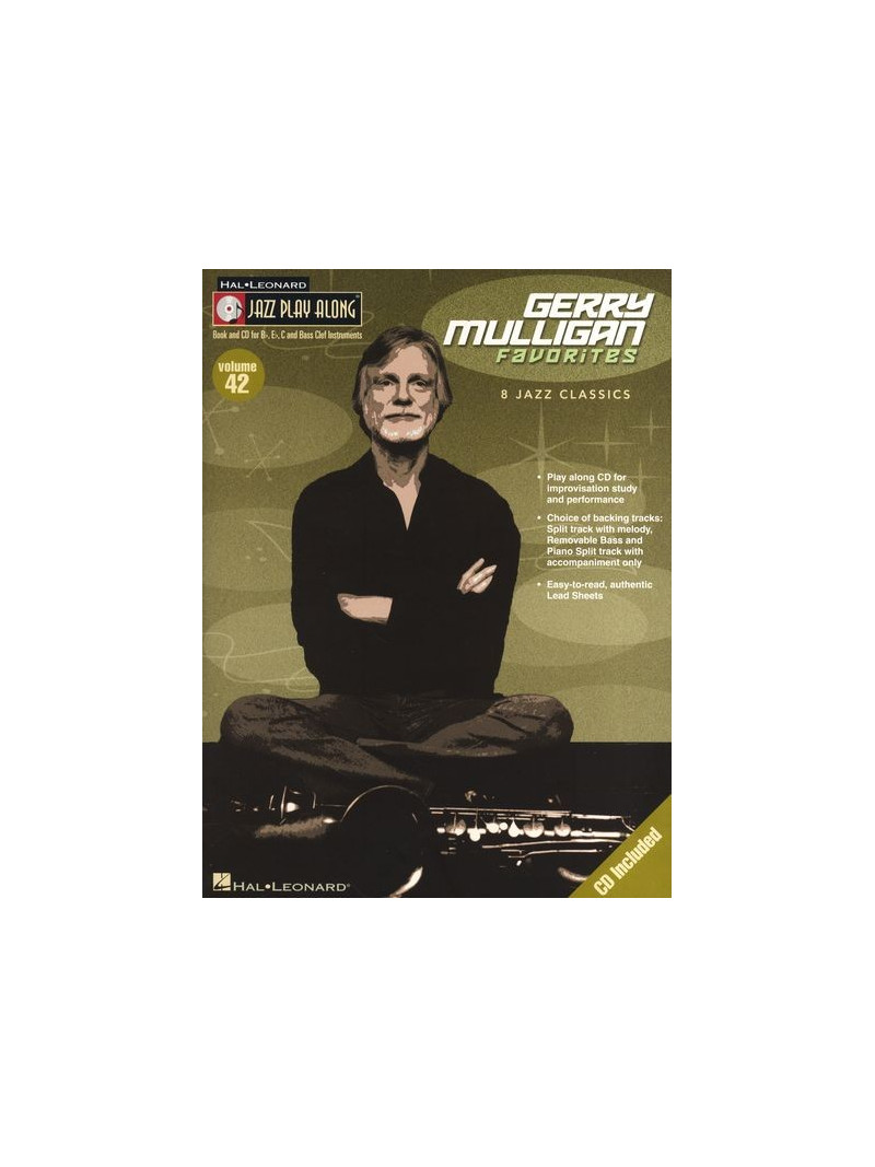 Jazz Play-Along volume 42: Gerry Mulligan Favorites (book/CD)