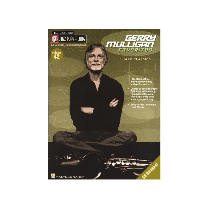 Jazz Play-Along volume 42: Gerry Mulligan Favorites (book/CD)