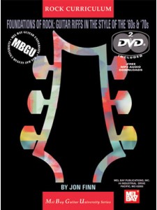 Rock Curriculum: Guitar Riffs in the Style of the '60s & '70s (book/2 DVD)