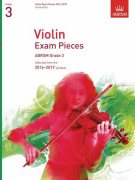 ABRSM: Violin Exam Pieces 2016–2019 - Grade 3 (Score & Part)