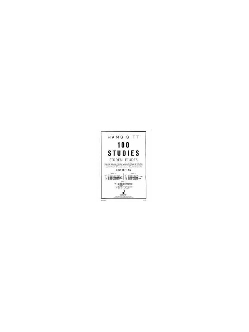 100 Studies for the Violin