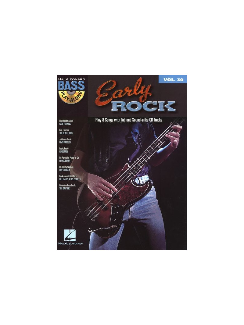 Early Rock: Bass Play-Along Volume 30 (book/CD)