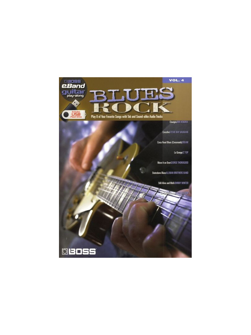 Guitar Play-Along vol. 4: Blues Rock (book/ USB Flash Drive)