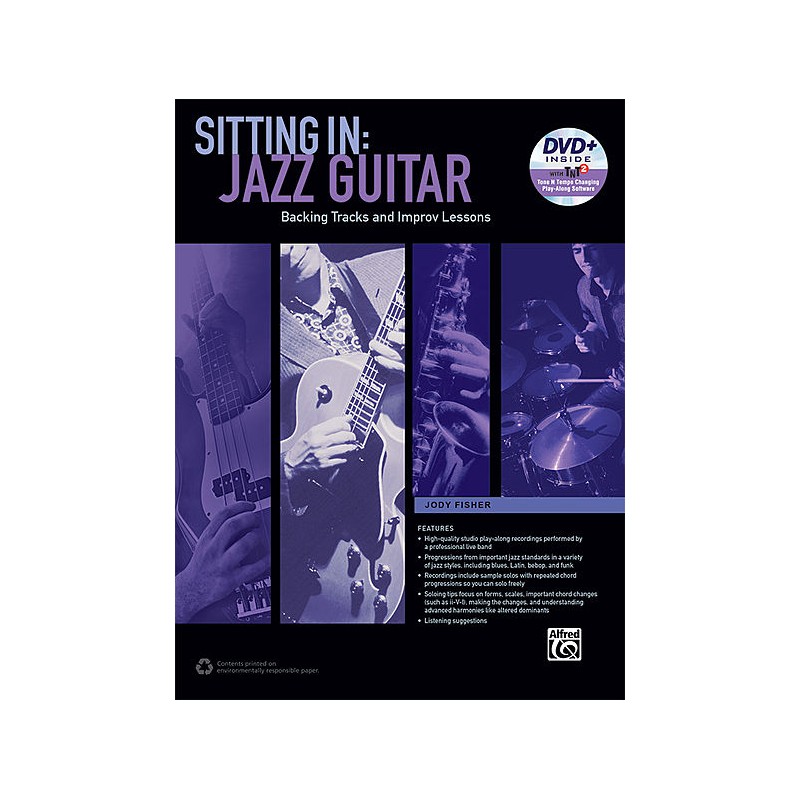 Sitting In: Jazz Guitar (book/DVD)