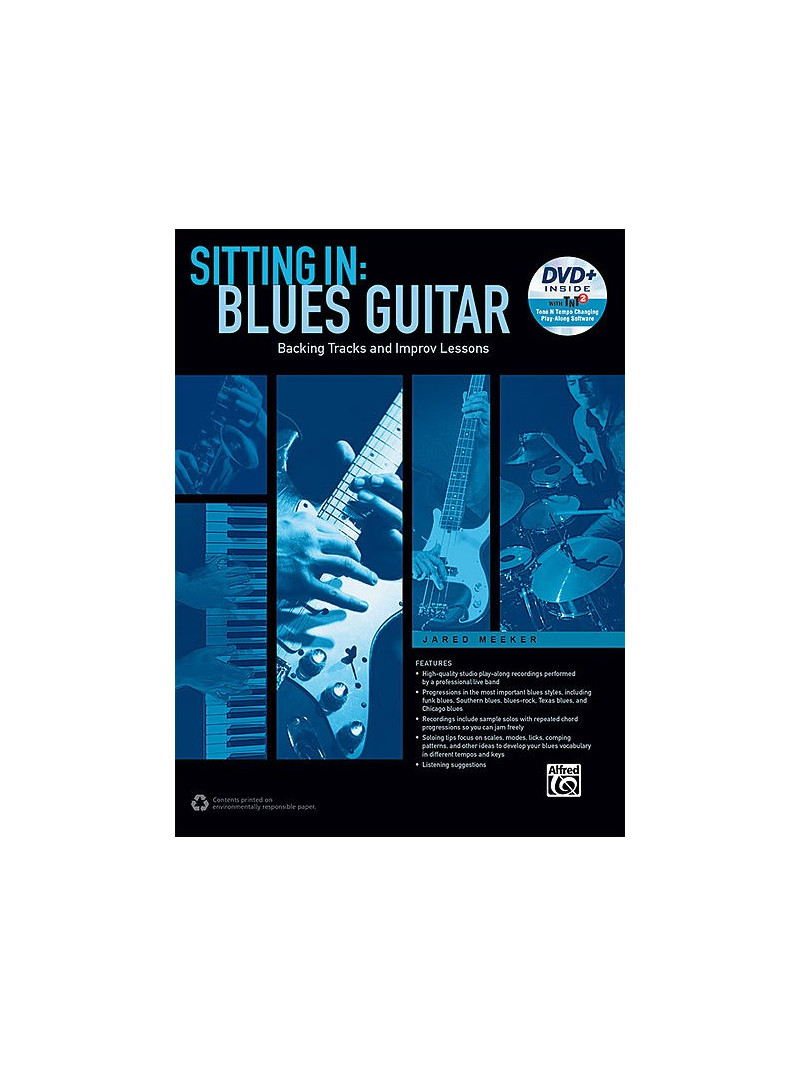 Sitting In: Blues Guitar (book/DVD)