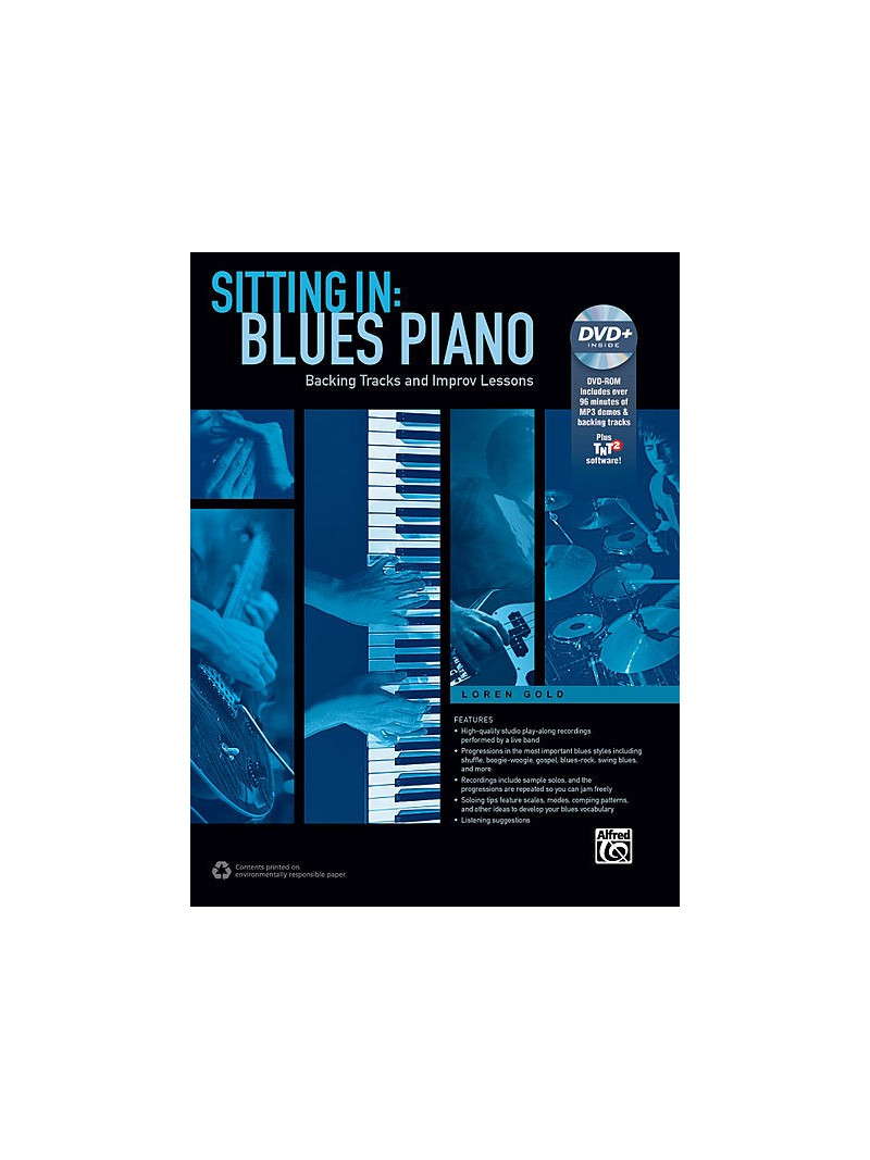 Sitting In: Blues Piano (book/DVD)