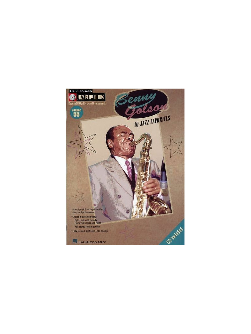 Jazz Play-Along vol. 55: Benny Golson (book/CD)