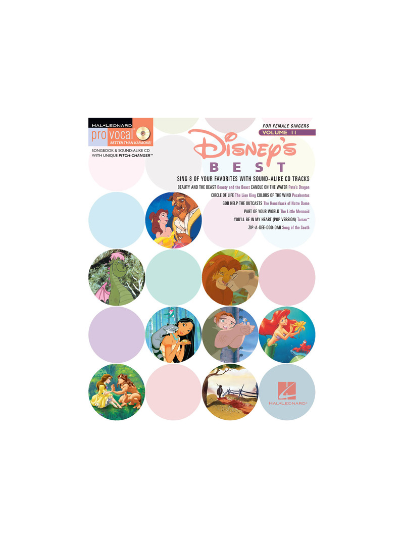 Pro Vocal: Disney's Best Female Voices (book/CD sing-along)