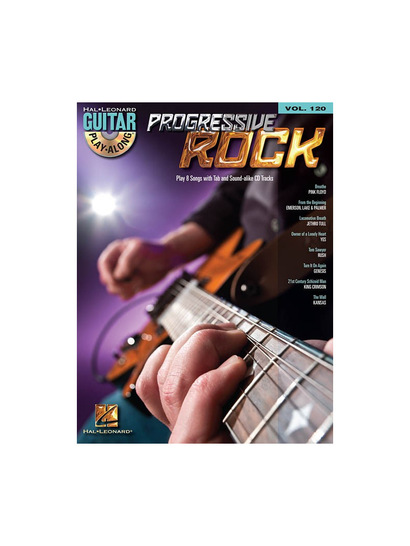 Progressive Rock: Guitar Play-Along Volume 120 (book/CD)