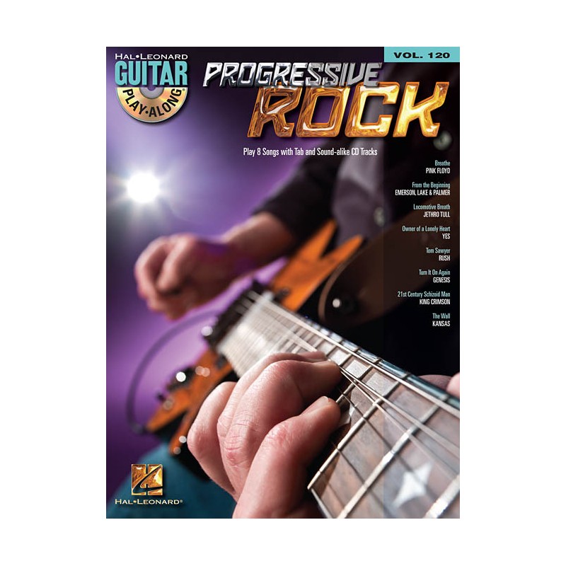 Progressive Rock: Guitar Play-Along Volume 120 (book/CD)