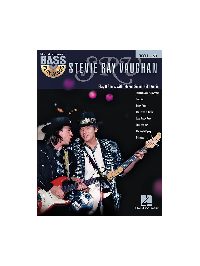 Stevie Ray Vaughan: Bass Play-Along Volume 51 (book/CD)