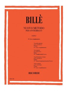 Bille' - Nuovo metodo per contrabbasso Parte I - 4° Corso