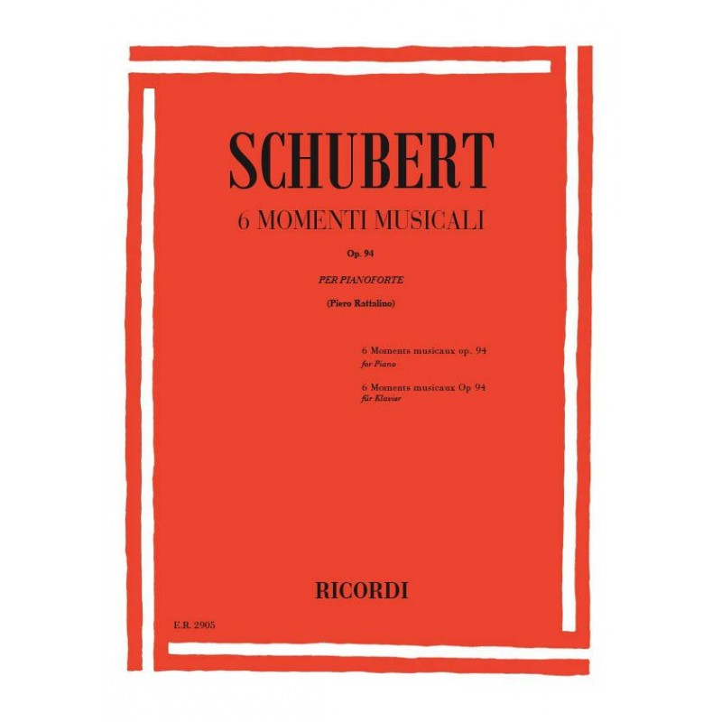 Schubert - Sei momenti musicali