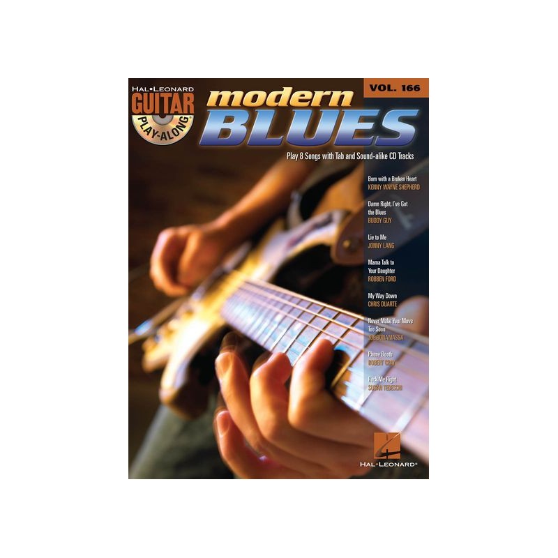Modern Blues: Guitar Play-Along Volume 166 (book/CD)