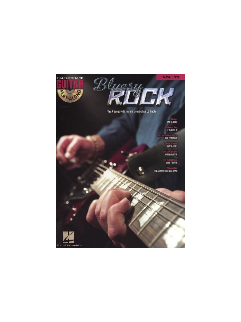 Bluesy Rock: Guitar Play-Along Volume 73 (book/CD)