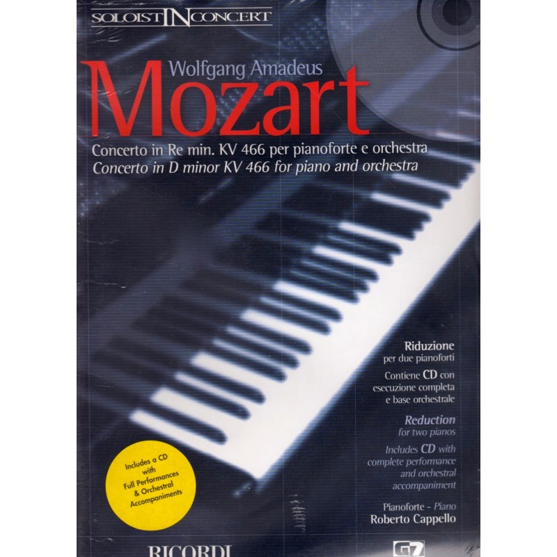 Soloist In Concert: Concerto In D Min. KV 466 (score/CD)