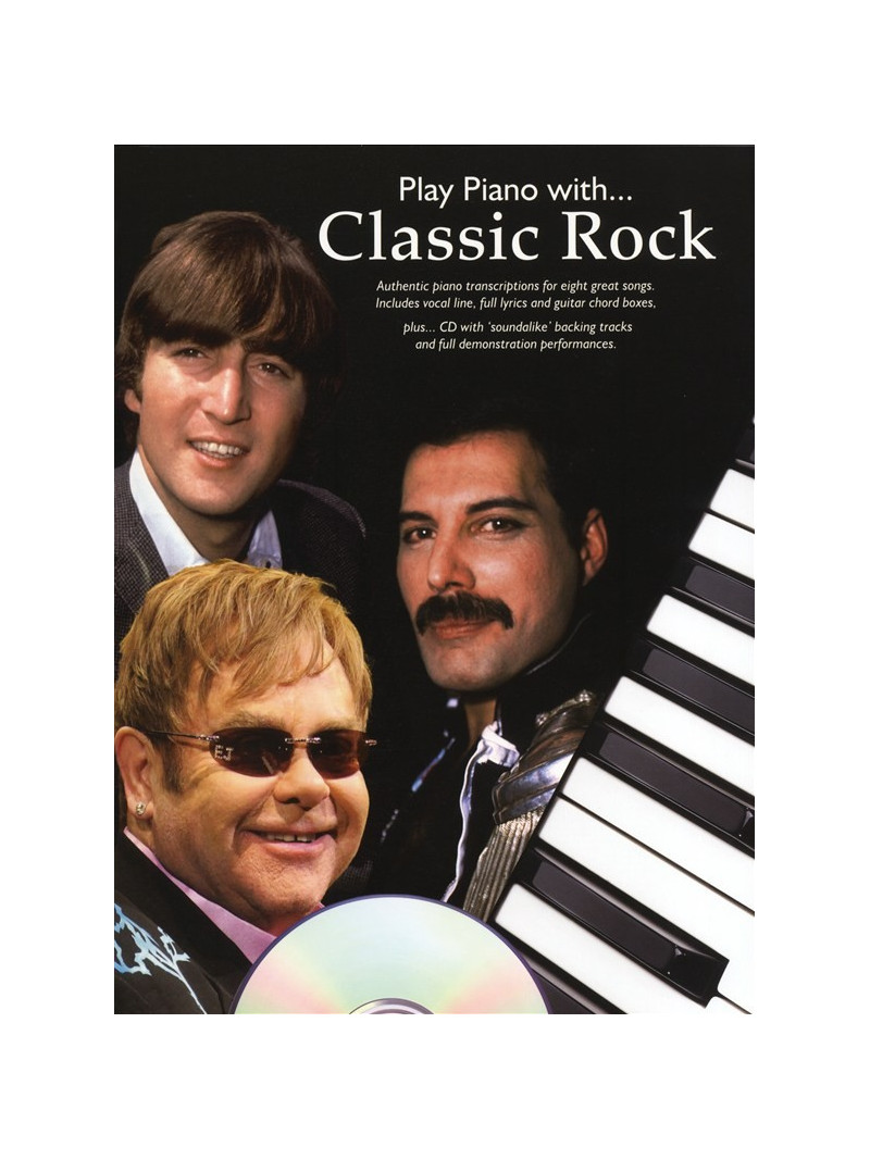 Play Piano With... Classic Rock (book/CD)