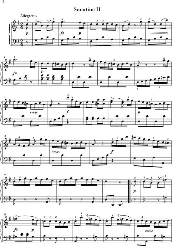 Clementi - Six Sonatinen Op. 36