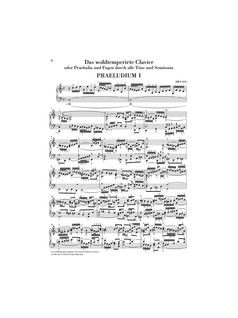 J.S. Bach - The Well-Tempered Clavier Part II