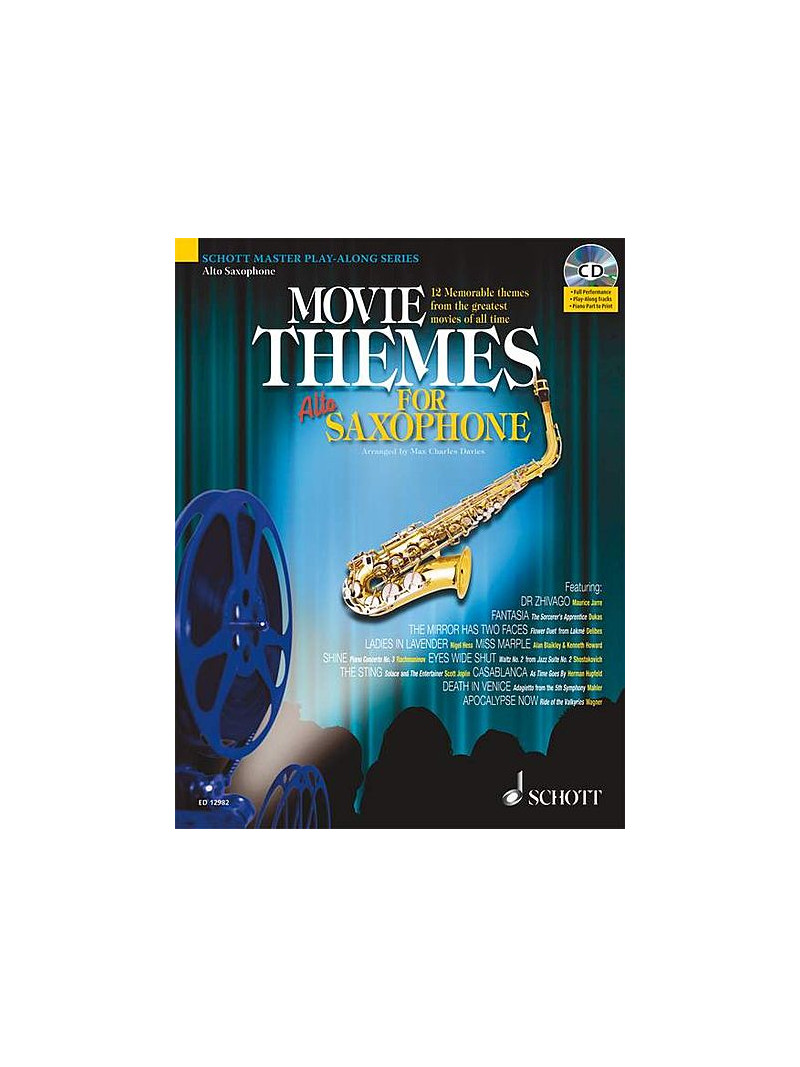 Movie Themes for Saxophone (book/CD play-along)