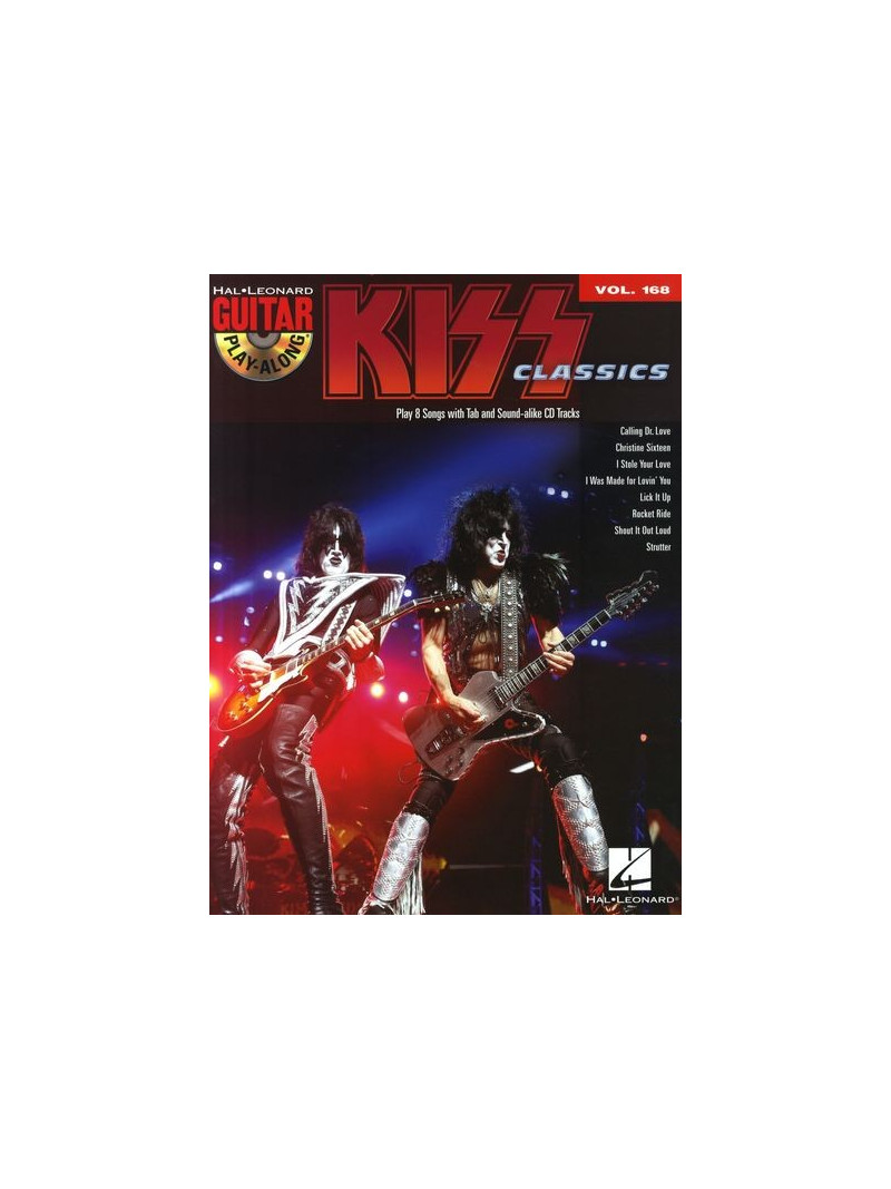Kiss Classics: Guitar Play-Along Volume 168 (book/CD)