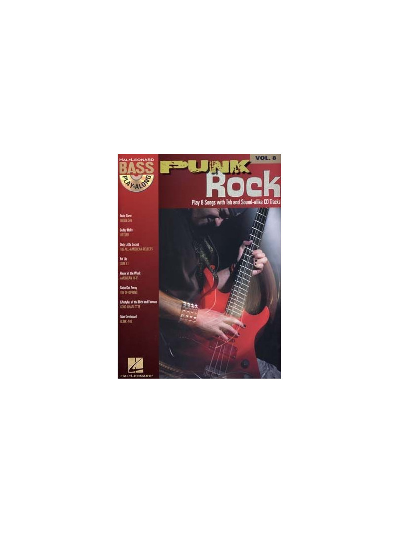 Punk Rock: Bass Play-Along Volume 8 (book/CD)