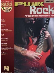 Punk Rock: Bass Play-Along Volume 8 (book/CD)