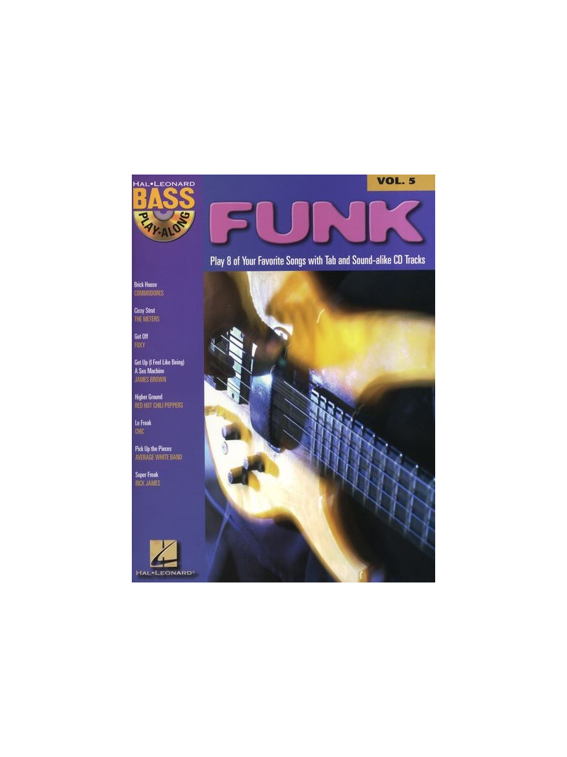 Funk: Bass Play-Along Volume 5 (book/CD)