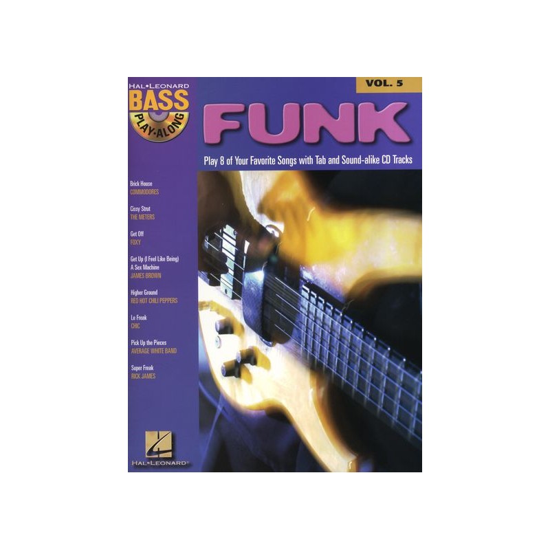 hal leonard funk bass play-along,